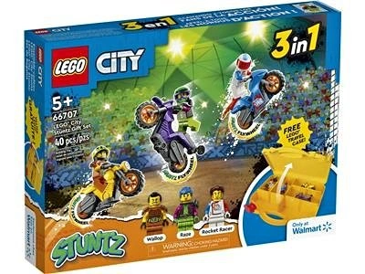 LEGO City Stuntz Gift Set 3-in-1 with Case 66707