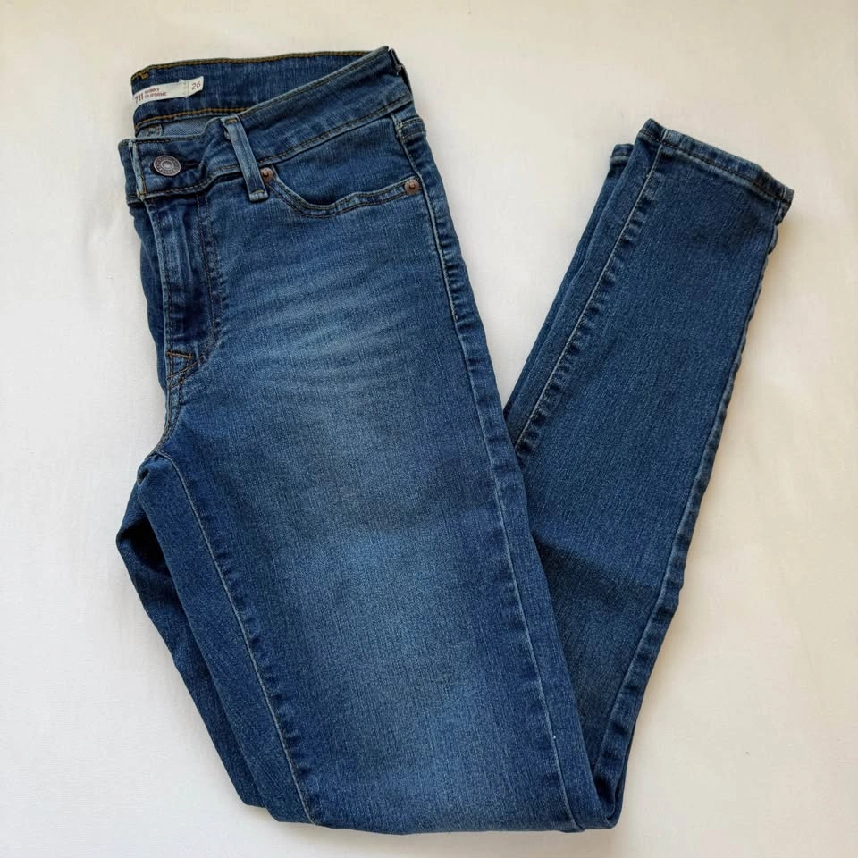 Levi’s 711 Skinny Jeans W26 L30 - photo 4