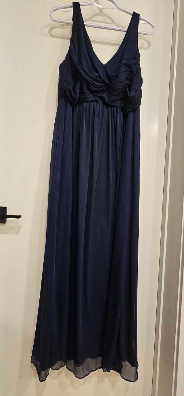 David's Bridal Navy Blue Gown - photo 2