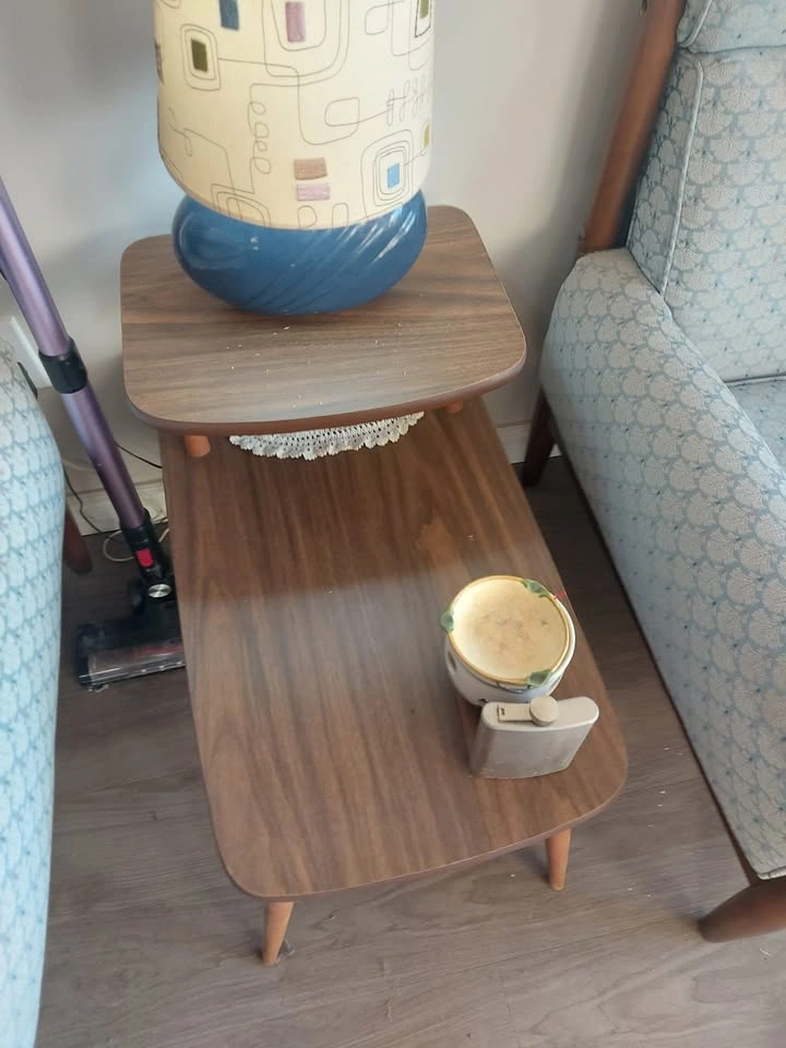 Two-Tier Mid-Century Style Side Table - photo 2