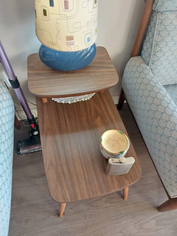 Blue Table Lamp / Bedside Lamp