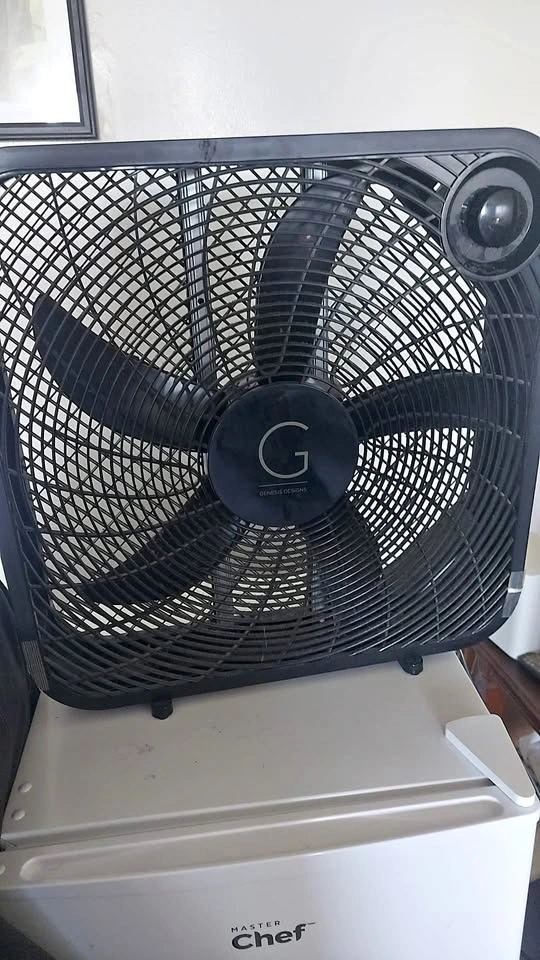 Genesis 20" Box Fan, 3 Settings, Max Cooling Technology