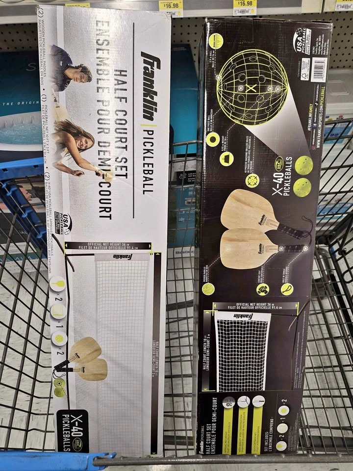 Brand New Half Court Pickleball Set with Net