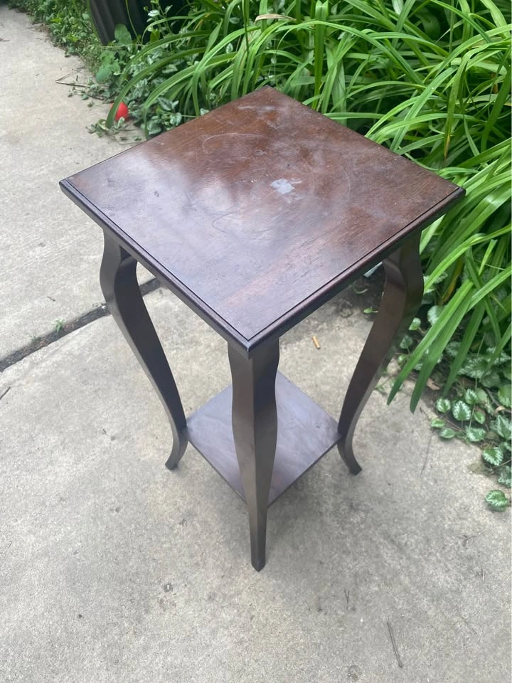 Wood Side or Entryway Table or Plant Stand - photo 2