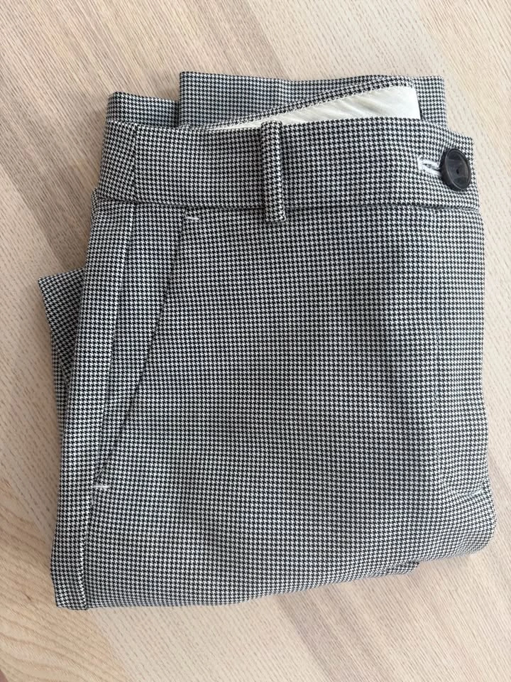 J.Crew High-Rise Cameron Pants Houndstooth Size 8 - photo 5