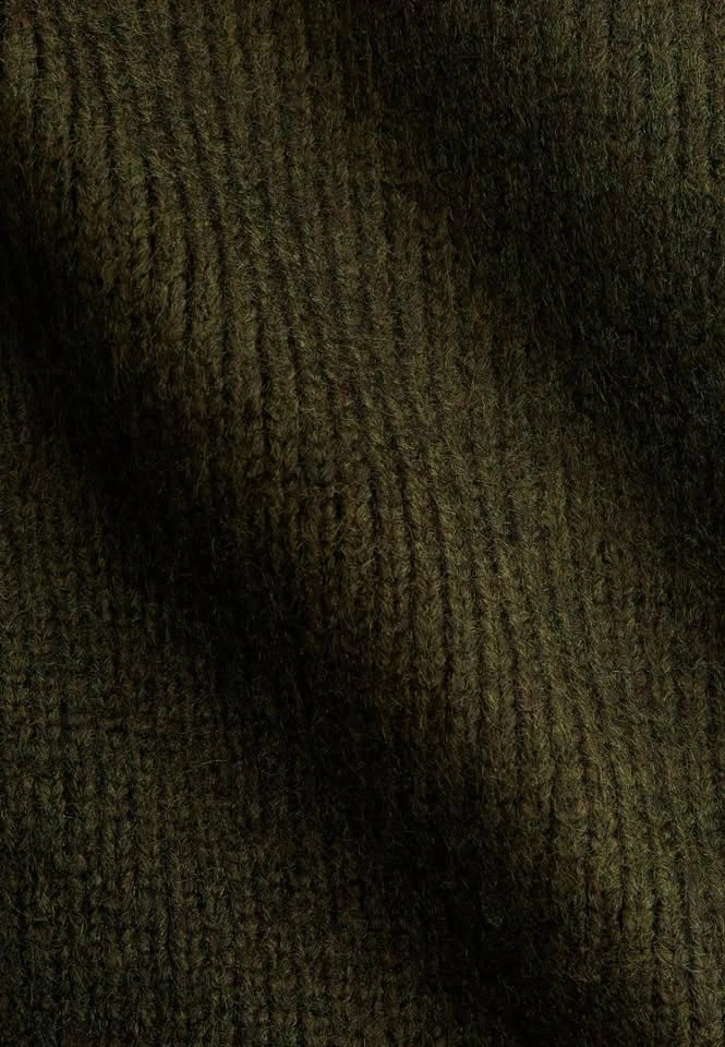 H&M Dark Green Knit Mock Neck Dress | size M - photo 5