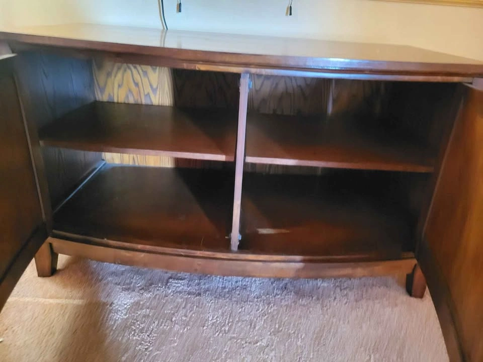 Starburst Veneer Wood Sideboard Console - photo 2
