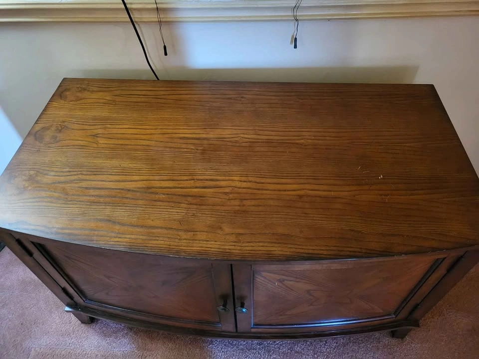 Starburst Veneer Wood Sideboard Console - photo 3