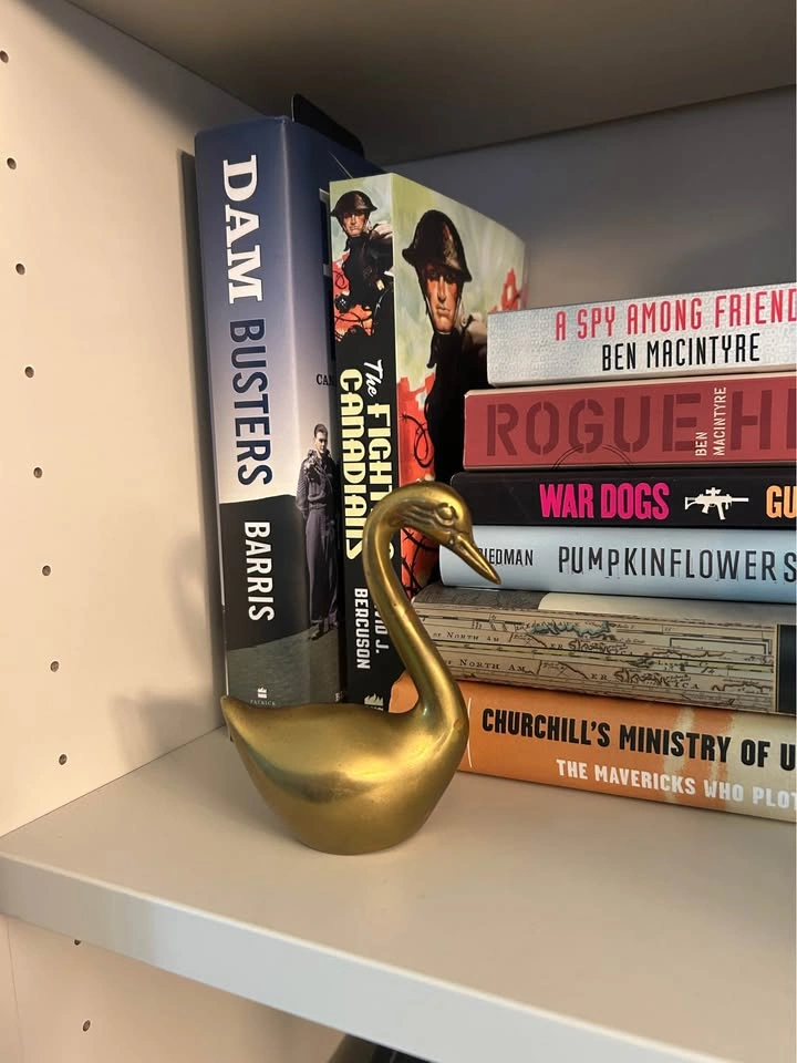 Vintage Brass Swan / Goose Figurine - photo 4