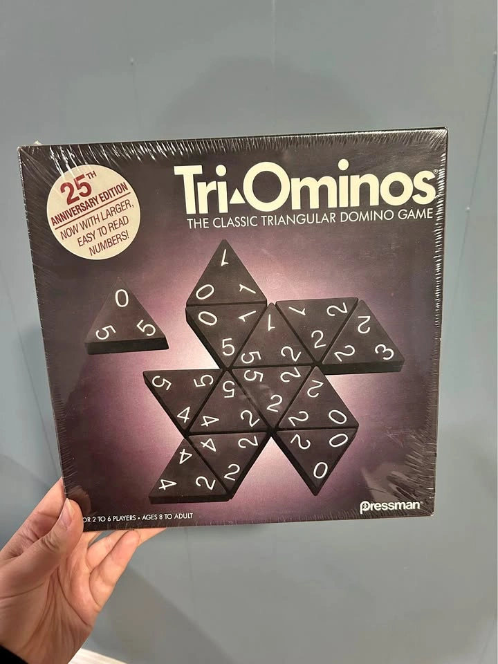 Tri-Ominos Classic Triangular Domino Game- unopened