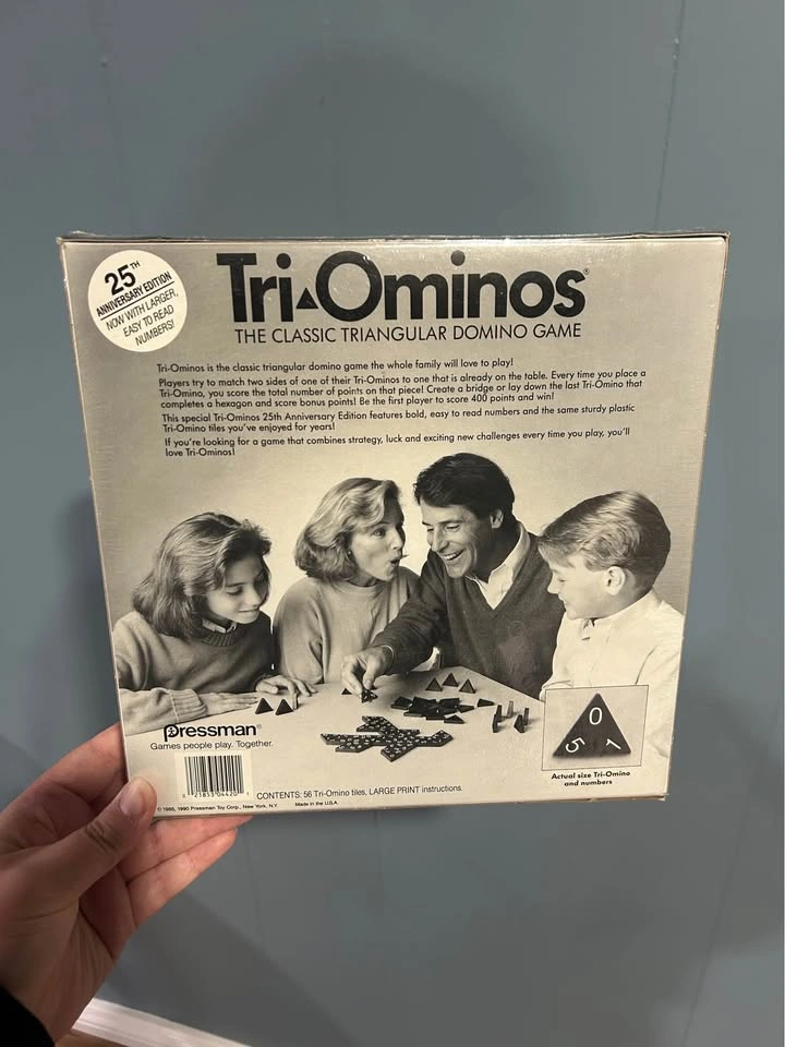 Tri-Ominos Classic Triangular Domino Game- unopened - photo 2