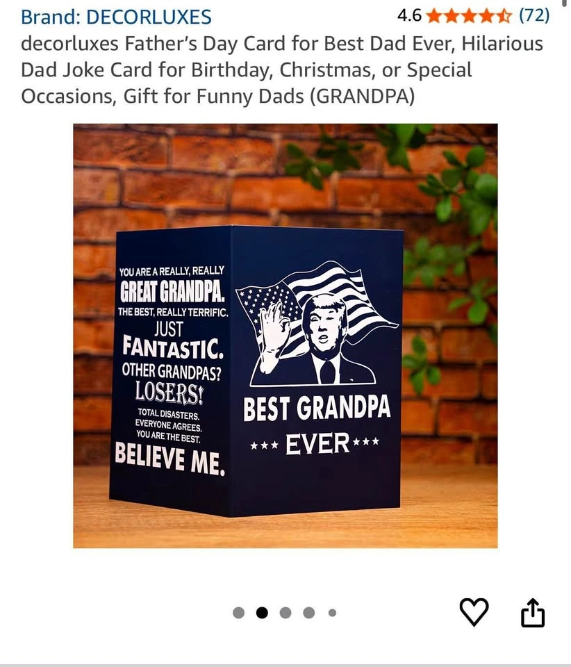 Father’s Day Card for Best grandpa Ever, Hilarious Dad Joke card