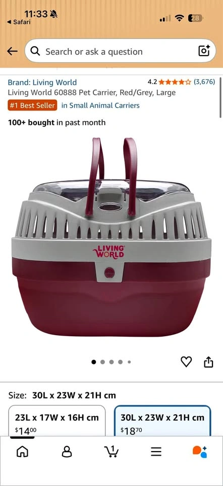 Small Pet Carrier