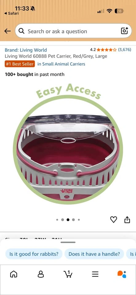Small Pet Carrier - photo 2