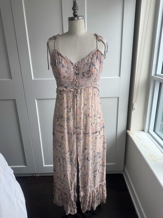 Gorgeous Anthropology Sundress Bathing Suit Cover Up Size Medium - photo 3