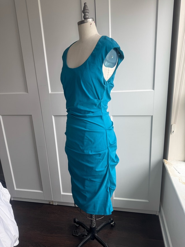 LE CHÂTEAU Brand New Blue Dress Size XXL - photo 3