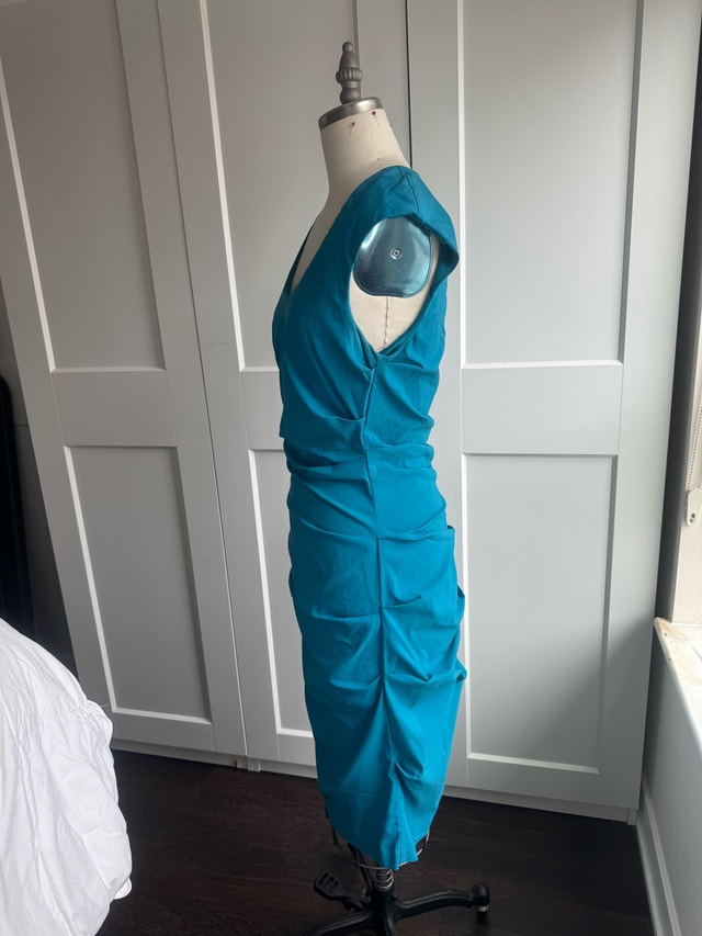 LE CHÂTEAU Brand New Blue Dress Size XXL - photo 4