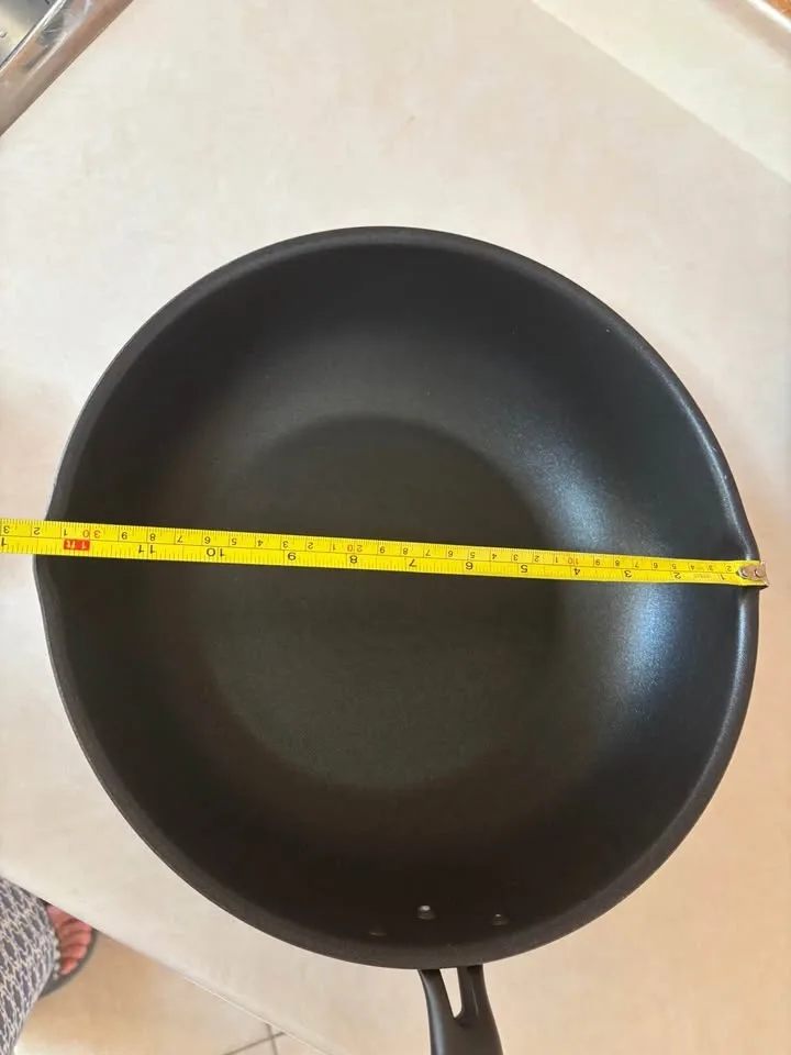 30cm Non-Stick Deep Frying Pan / Wok with Glass Lid - photo 3