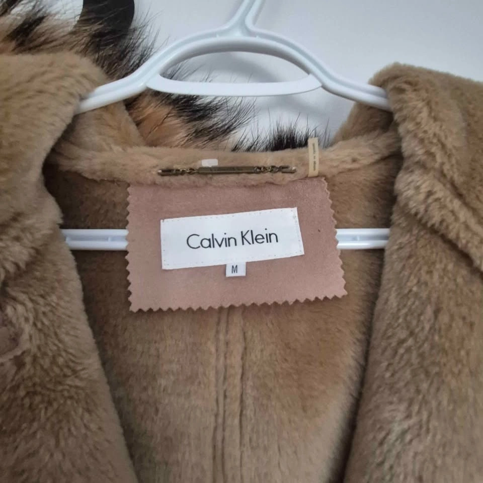 Calvin Klein Faux Suede Shearling Coat - photo 2
