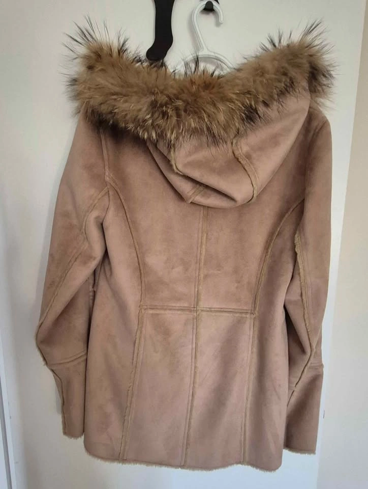 Calvin Klein Faux Suede Shearling Coat - photo 3