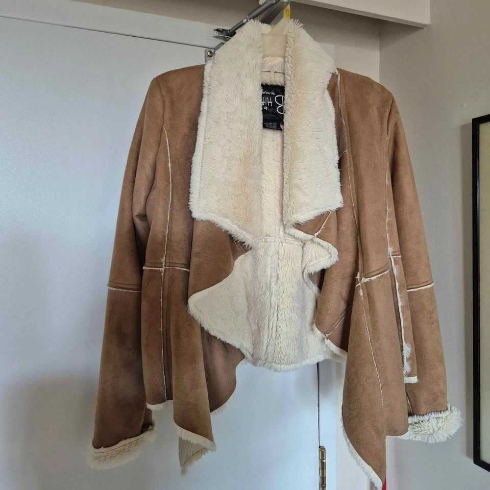 B Hip by Mejane Faux Suede Shearling Jacket - photo 2