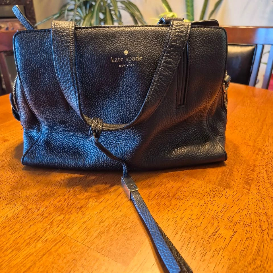 Kate Spade New York Black Pebbled Leather Satchel - photo 2