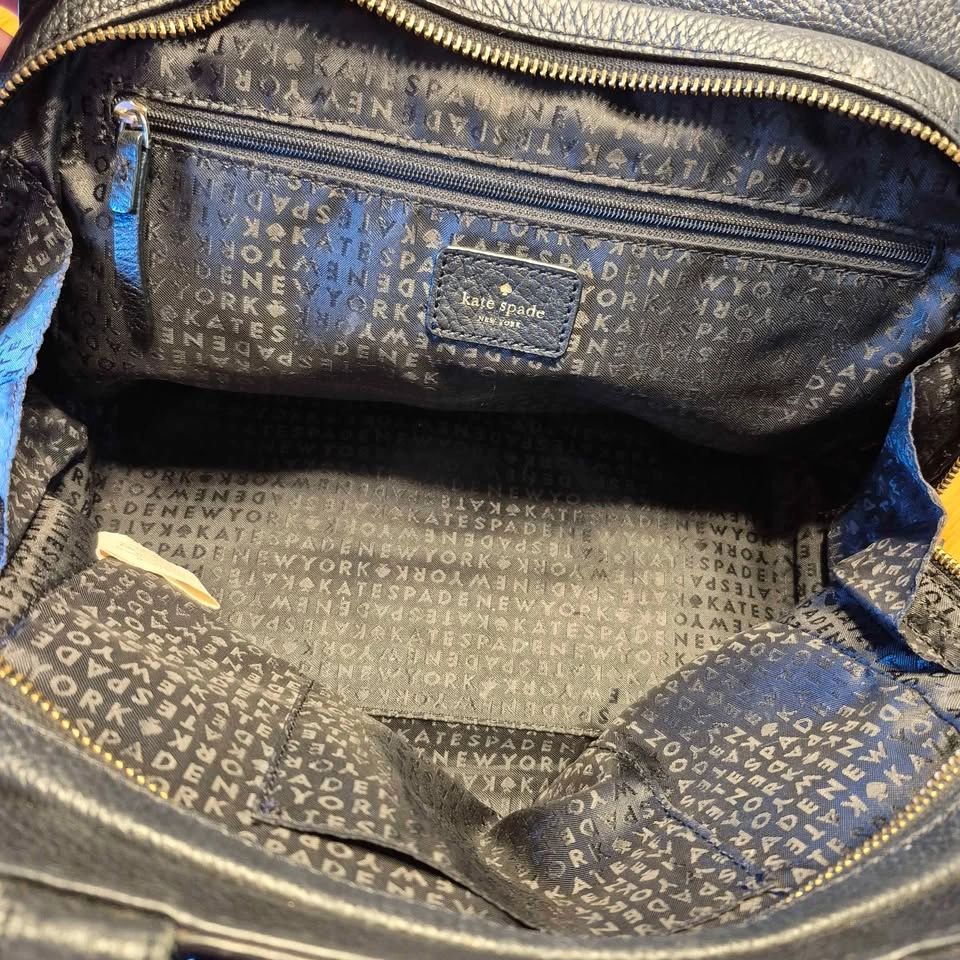 Kate Spade New York Black Pebbled Leather Satchel - photo 3