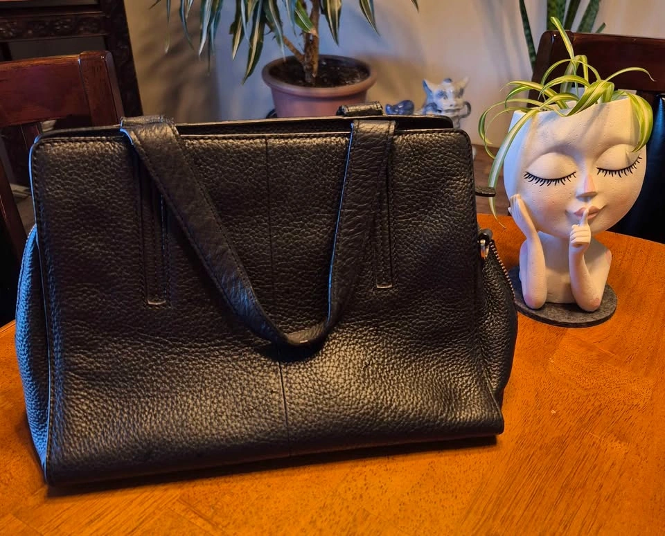 Kate Spade New York Black Pebbled Leather Satchel - photo 4