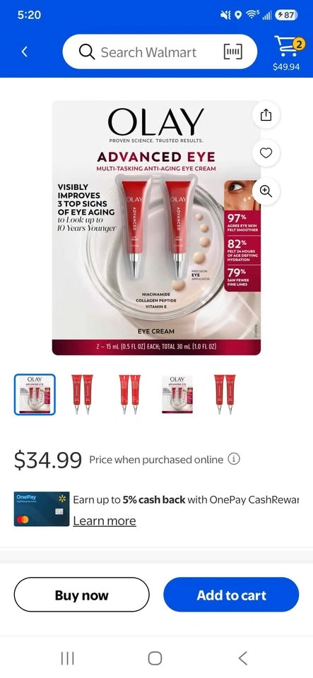 Oley advance eye cream - photo 3