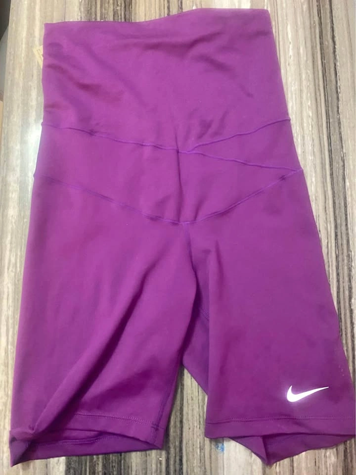 Nike Dri-FIT Purple Biker Shorts Small