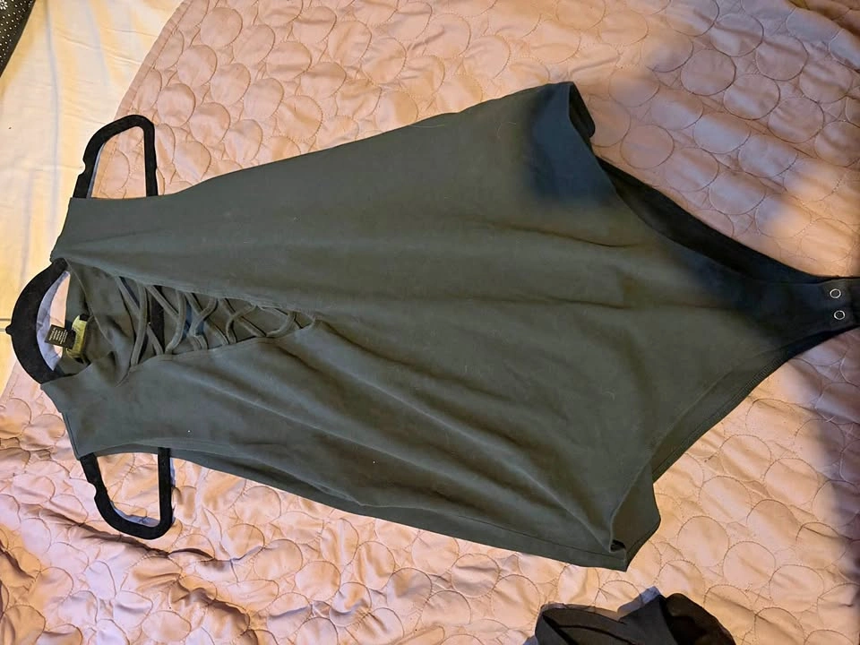 Forever 21 Olive Bodysuit — 2X