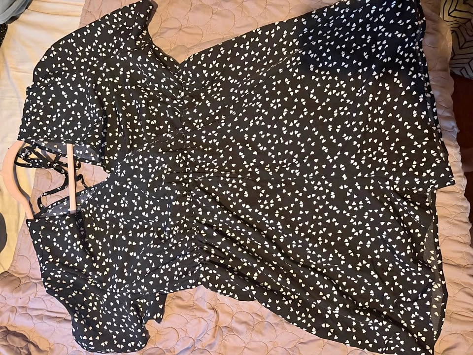 Heart Print Romper — 2XL