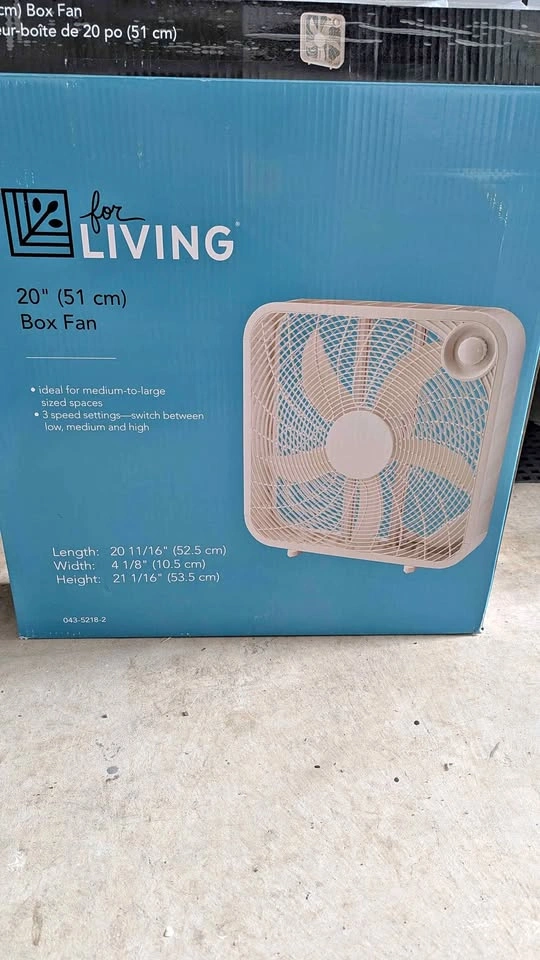 20 inch box fan