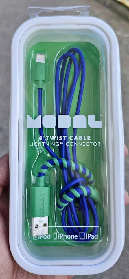Modal 4ft. Twist Charging Cable Lightning Connector MFi Certifie