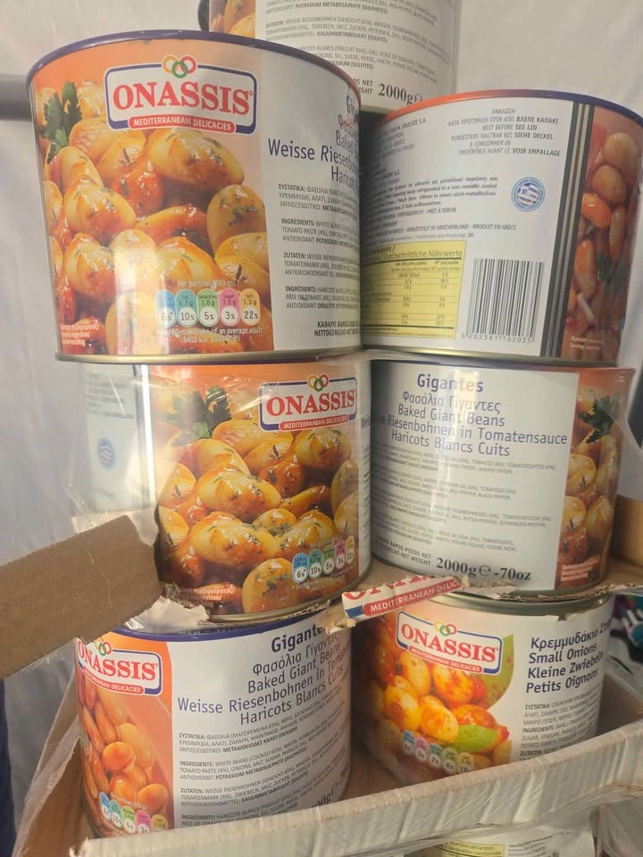 2 kg / 4.5lb tin of Onassis Giant Beans in tomato sauce - photo 2