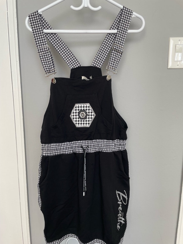 SH Collection Houndstooth Overall Skirt