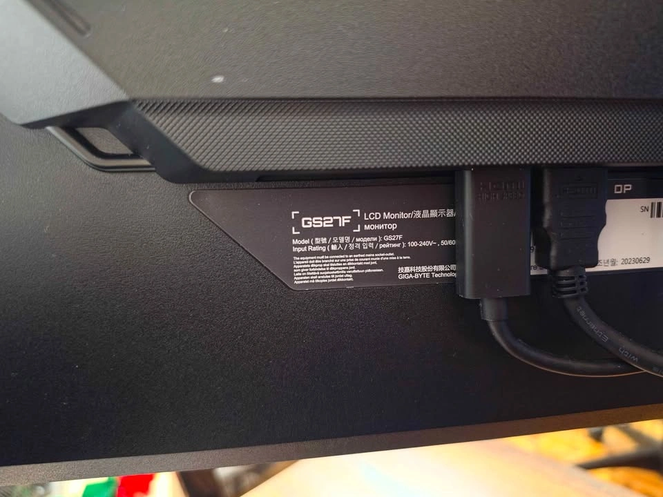 GIGABITE GS27F GAMING MONITOR - photo 4