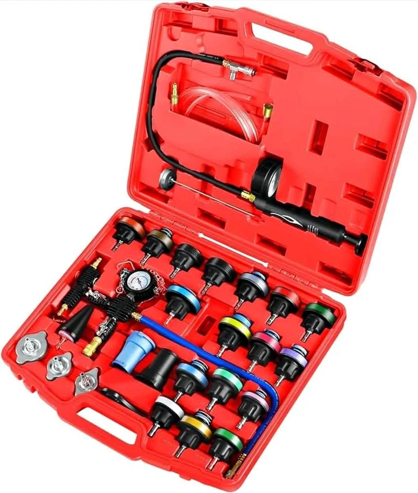 28PC Radiator Pressure Tester Cooling System Vacuum Purge Refill