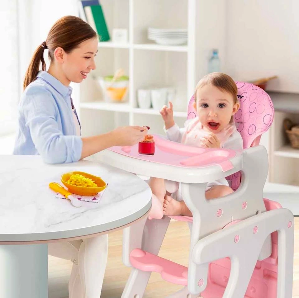 BRAND NEW, Sejoy Pink 3-in-1 Baby High Chair - photo 3
