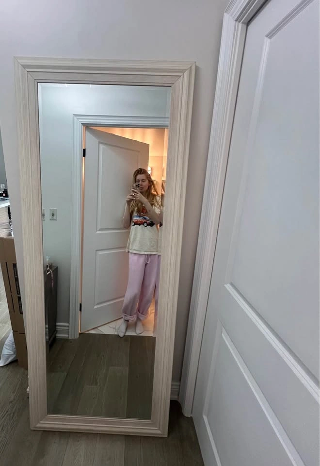 Floor length wooden mirror - photo 2