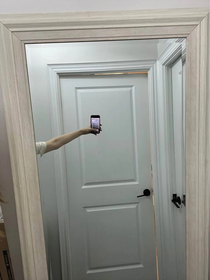 Floor length wooden mirror - photo 3