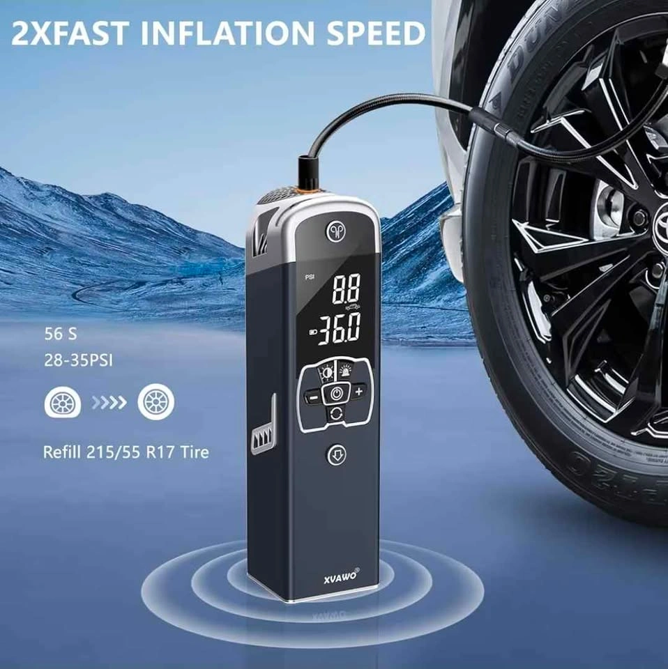 Portable Cordless Tire Inflator Air Compressor - 150PSI - photo 2