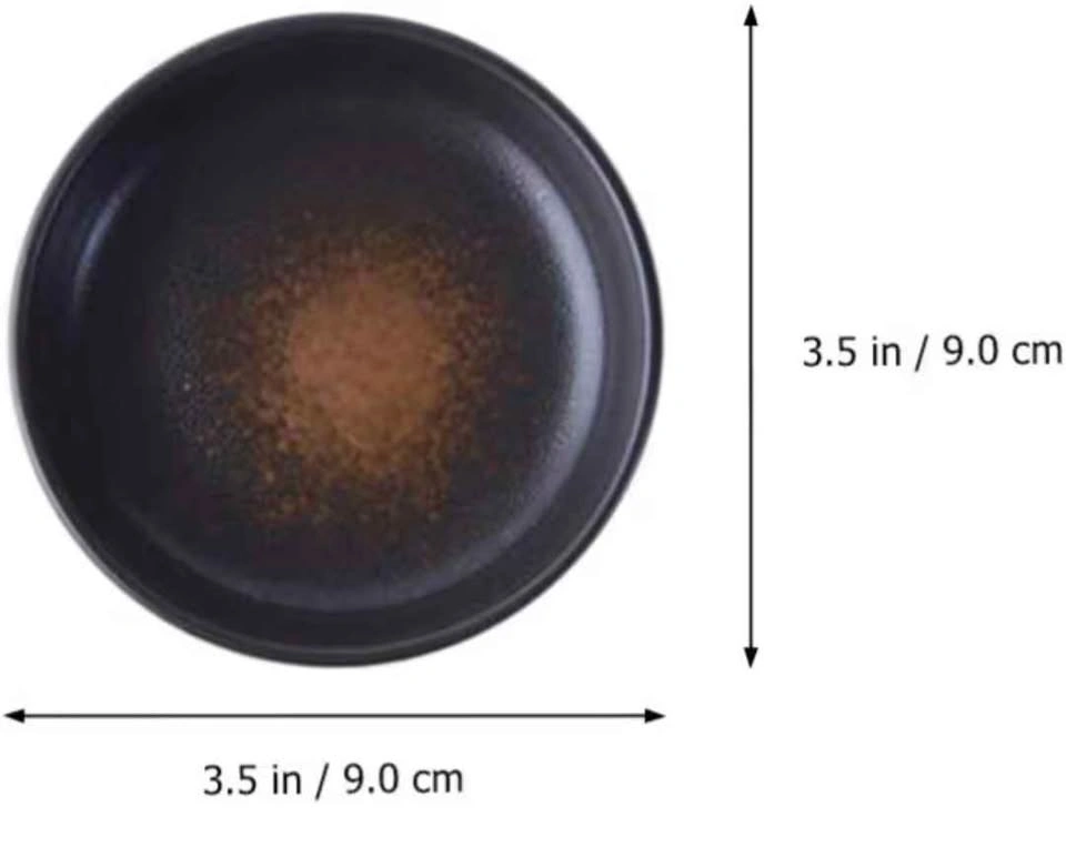 4Pcs Ceramic Seasoning Dishes 3.54In Small Appetizer Plates - photo 3