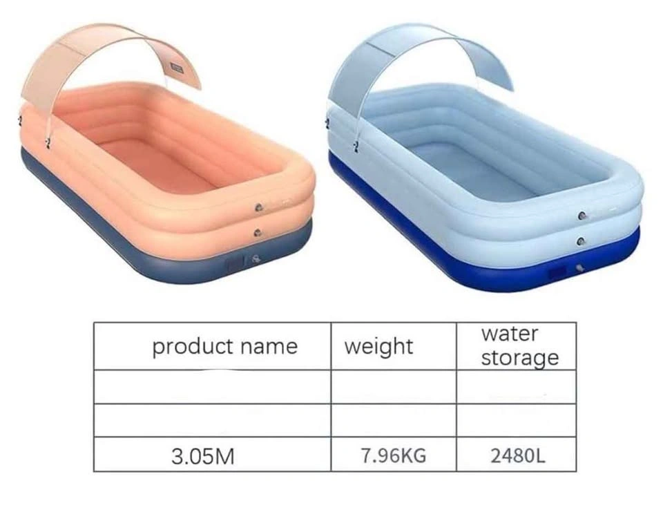 BIG Brand new Inflatable Swimming Pool with Sunshade 3.05M - photo 2