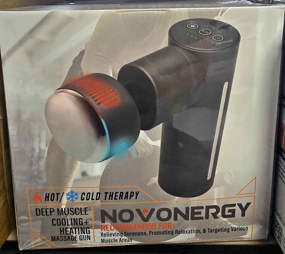 NOVONERGY Deep Muscle Cooling + Heating Massage Gun