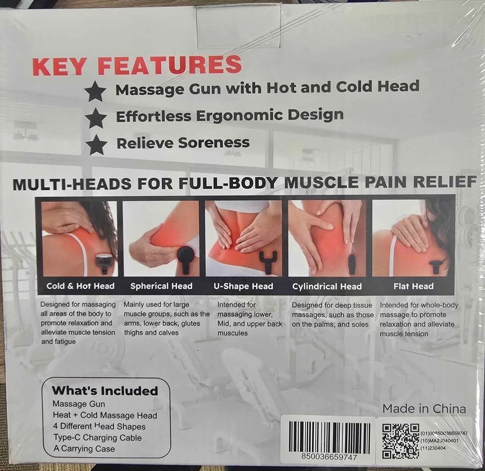 NOVONERGY Deep Muscle Cooling + Heating Massage Gun - photo 2