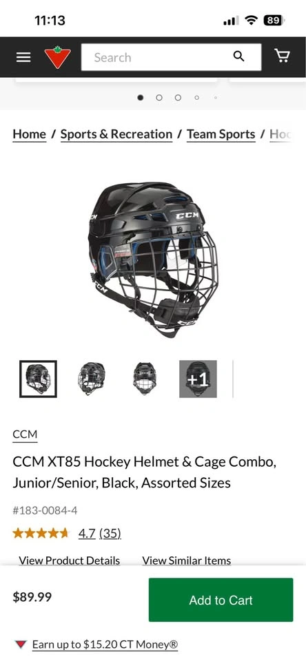 CCM XT85 Hockey Helmet - photo 5