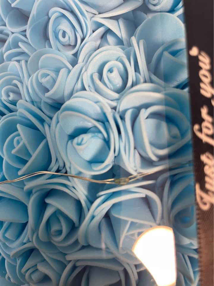 Light Blue Rose Bear Gift - photo 5