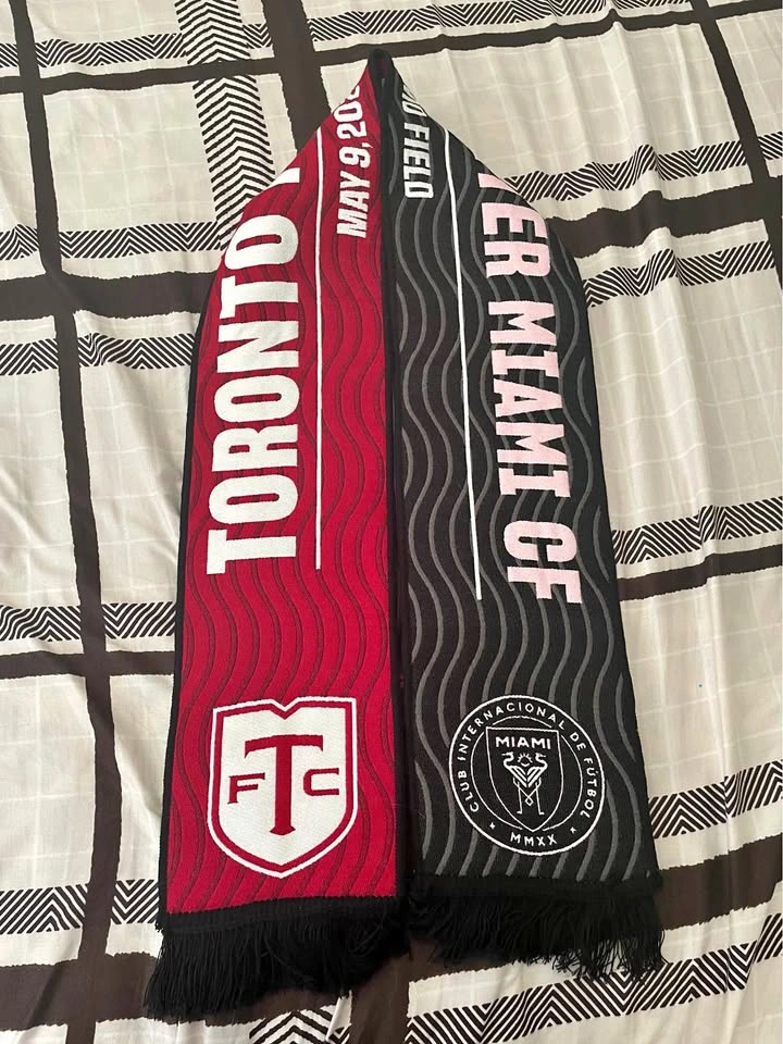 Toronto FC vs Inter Miami CF Soccer Scarf
