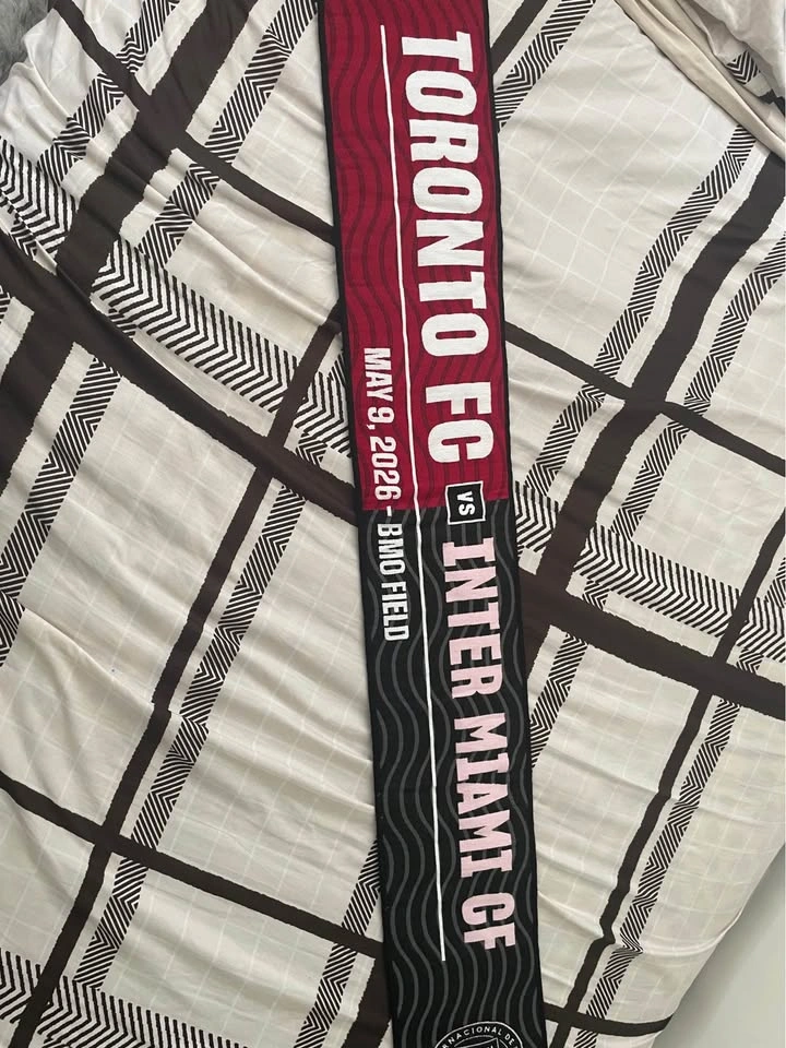 Toronto FC vs Inter Miami CF Soccer Scarf - photo 4